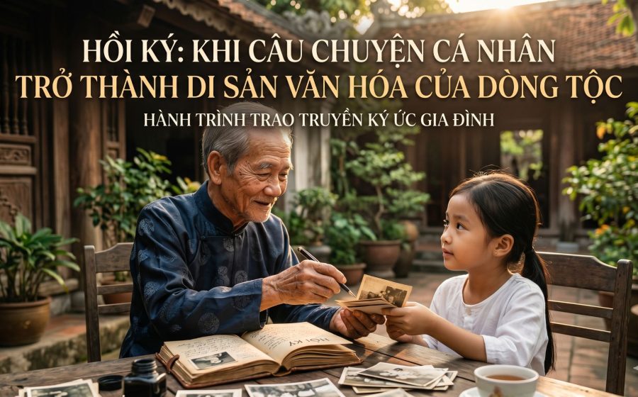 Hồi ký: Khi câu chuyện cá nhân trở thành di sản văn hóa của dòng tộc