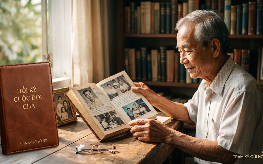 Cha và cuốn sách cuộc đời: khi ký ức trở thành di sản vô giá